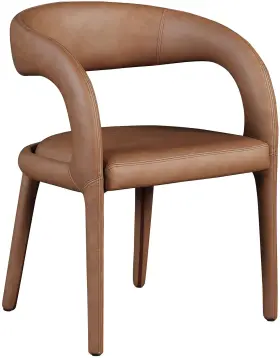 987brown-c Meridian Furniture Sylvester Collection Modern 23.5 Inch Wx22 Dx31 Brown