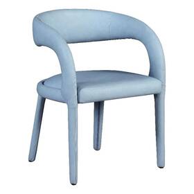 Meridian Furniture 987ltblu-c Sylvester Collection Modern 23.5 Inch W X 22 D 31 H