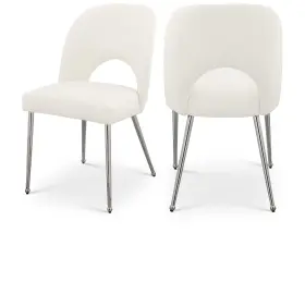 999cream-c Meridian Furniture Logan Collection Modern Contemporary Vegan Le