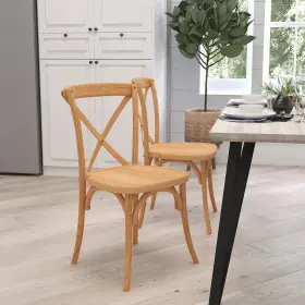 Merrick Lane 196861626791 Davisburg Wooden Bistro Dining 20.25 Inch W X 23.25 D 35 H Oak