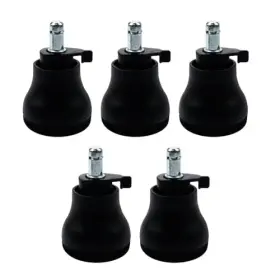 Metanyca01085263 Metanyus09184566 5pcs Bell Glides Replacement Office Chair Wheels- Desk Swivel Caster