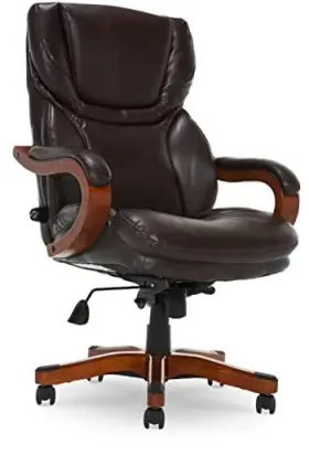 Chr200058 Millwork Holdings Co. Inc. Big And Tall Executive Office Chair With Upgraded Wood Win-win Biscuit