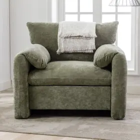 Miscoos 976628625205 Chenille Oversized Armchair - Modern Accent Chair And Single Sofa Loung