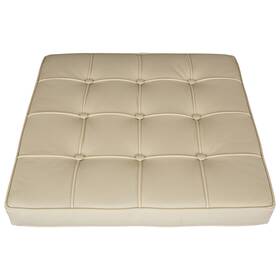 Modern Classics Br30fvoc-old French Vanilla Genuine Leather/match Replacement Cushion Pavilion Style Ottoman