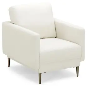 Modern Upholstered Accent Chair Removable Backrest Cushion-white 473514053086 With - Color W
