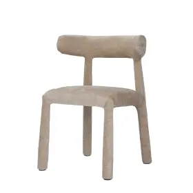 83208 Modrest Homan - Modern Beige Velvet Dining Chair