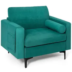 Modular 796914893721 1/2/3/4-seat L-shaped Sectional Sofa Couch With Socket Usb Port-1-seat