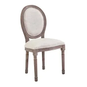54409490 Modway Emanate Vintage French Upholstered Fabric Dining Side Chair Beige -