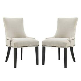 Modway 889654102823 Marquis Fabric Dining Side Chair Set Of 2