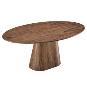 Modway 889654230304 Provision 75 Inch Oval Dining Table