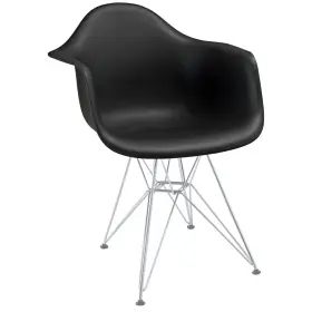 Eei-181-blk Modway Paris Dining Armchair In Black