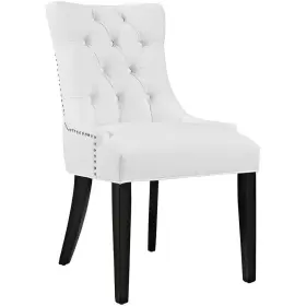 Eei-2222-whi Modway Regent White Vinyl Dining Chair