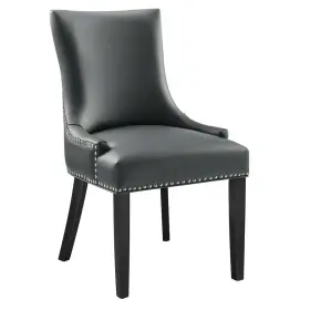 Eei-2228-gry Modway Marquis Vegan Leather Dining Chair