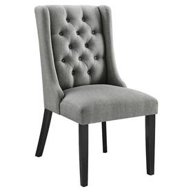 Modway Eei-2235-lgr Baronet Button Tufted Fabric Dining Chair