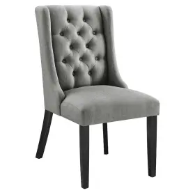 Eei-2235-lgr Modway Baronet Button Tufted Fabric Dining Chair