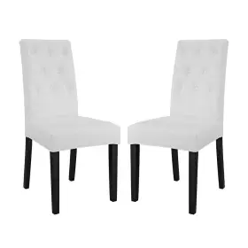 Eei-3323-whi Modway Confer Vinyl Dining Side Chair Set Of 2