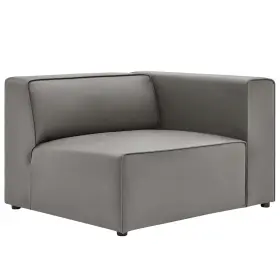 Eei-4622-gry Modway Mingle Vegan Leather Right-arm Chair
