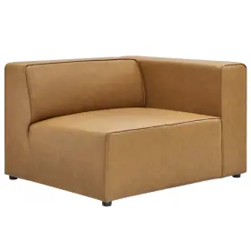 Eei-4622-tan Modway Mingle Vegan Leather Right-arm Chair