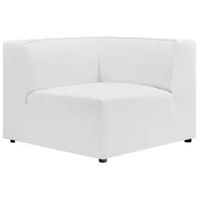 Eei-4625-whi Modway Mingle Vegan Leather Corner Chair