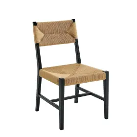 Eei-5489-blk-nat Modway Bodie Wood Dining Chair