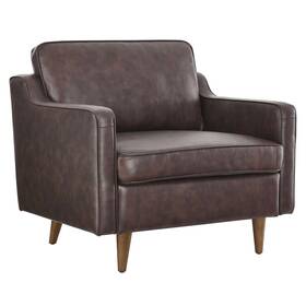 Modway Eei-5555-brn Impart Genuine Leather Armchair