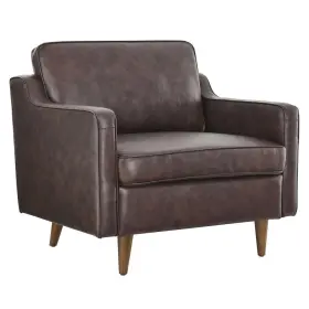 Eei-5555-brn Modway Impart Genuine Leather Armchair