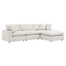 Eei-6363-ivo Modway Commix Down Filled Overstuffed Boucle Fabric 4-piece Sectional Sofa