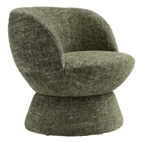 Eei-6863-bas Modway Vesta Chenille Fabric Upholstered Swivel Chair In Basil