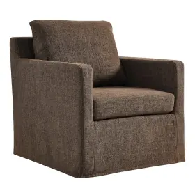 Eei-6910-moc Modway Serene Fabric Slipcovered Swivel Armchair