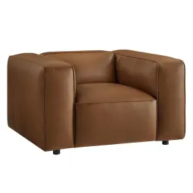 Eei-7120-cof Modway Auren Upholstered Vegan Leather Modular Armchair
