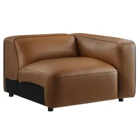 Eei-7122-cof Modway Auren Upholstered Vegan Leather Modular Right Armchair