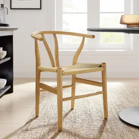 Eei-7200-nat Modway Amish Dining Chair In Natural