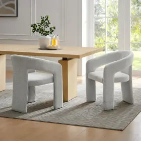 Eei-7224-dov Modway Oslo Dining Accent Chair In Dove Gray
