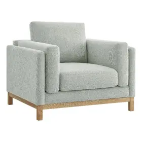 Eei-7329-mst Modway Roscoe Fabric Armchair In Gray