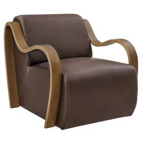 Modway Eei-7491-esp Atrium Vegan Leather Accent Armchair