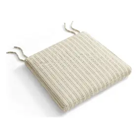 Eei-7507-oas Modway Jax Fabric Dining Chair Seat Cushion In Oatmeal Stripe