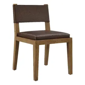 Eei-7527-esp Modway Calder Vegan Leather Dining Side Chair In Espresso