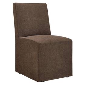 Modway Eei-7528-coa Tessera Upholstered Linen-blend Slipcovered Dining Chair