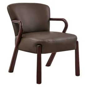 Eei-7529-esp Modway Arden Faux Leather Upholstered Accent Armchair