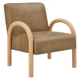 Eei-7530-tst Modway Lunet Faux Leather Upholstered Accent Chair