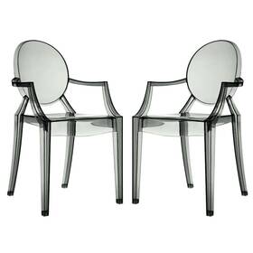 Modway Eei-905-smk Casper Dining Armchairs Set Of 2