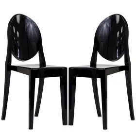 Eei-906-blk Modway Casper Dining Chairs Set Of 2