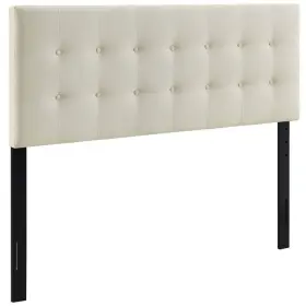 Mod-5170-ivo Modway Emily Ivory Queen Upholstered Fabric Headboard