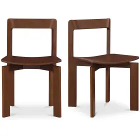 Bc-1128-20 Moes Home Collection Daifuku Dark Brown Dining Chair Set Of Two Bc-1128-20 Moes Home Collection Daifuku Dark Brown Dining Chair Set Of Two
