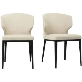 Ej-1018-18 Moes Home Collection Delaney White Dining Chair