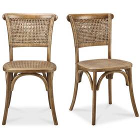 Moes Home Collection Fg-1001-21 Churchill Brown Dining Chair Set Of 2