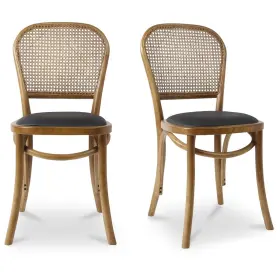 Fg-1014-21 Moes Home Collection Bedford Brown Dining Chair Set Of 2