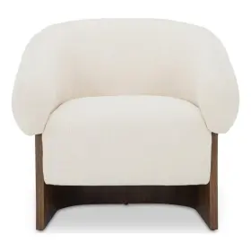 Fo-1031-05 Moes Home Collection Otto Accent Chair Fabric White