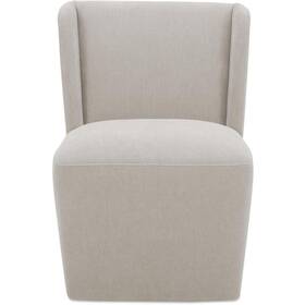 Moes Home Collection Kq-1035-39-usa Cormac Grey Rolling Dining Chair In Taupe