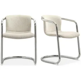 Pk-1114-37 Moes Home Collection Freeman White Dining Chair Set Of 2